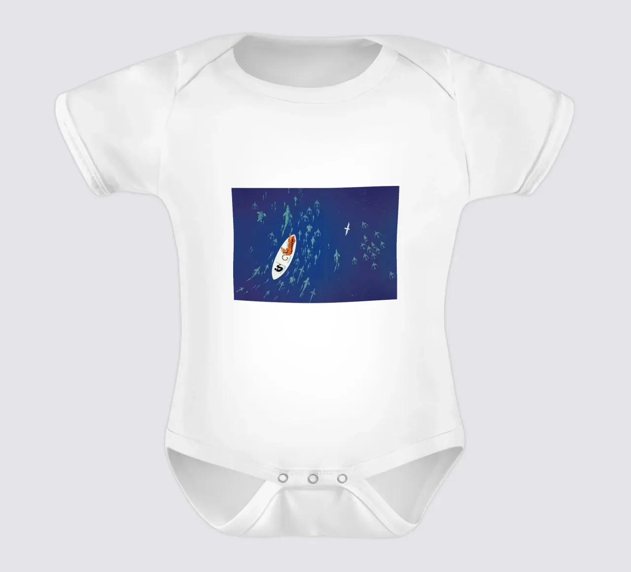 Life of Pi Kurzarm Babybody von Andy Bridge