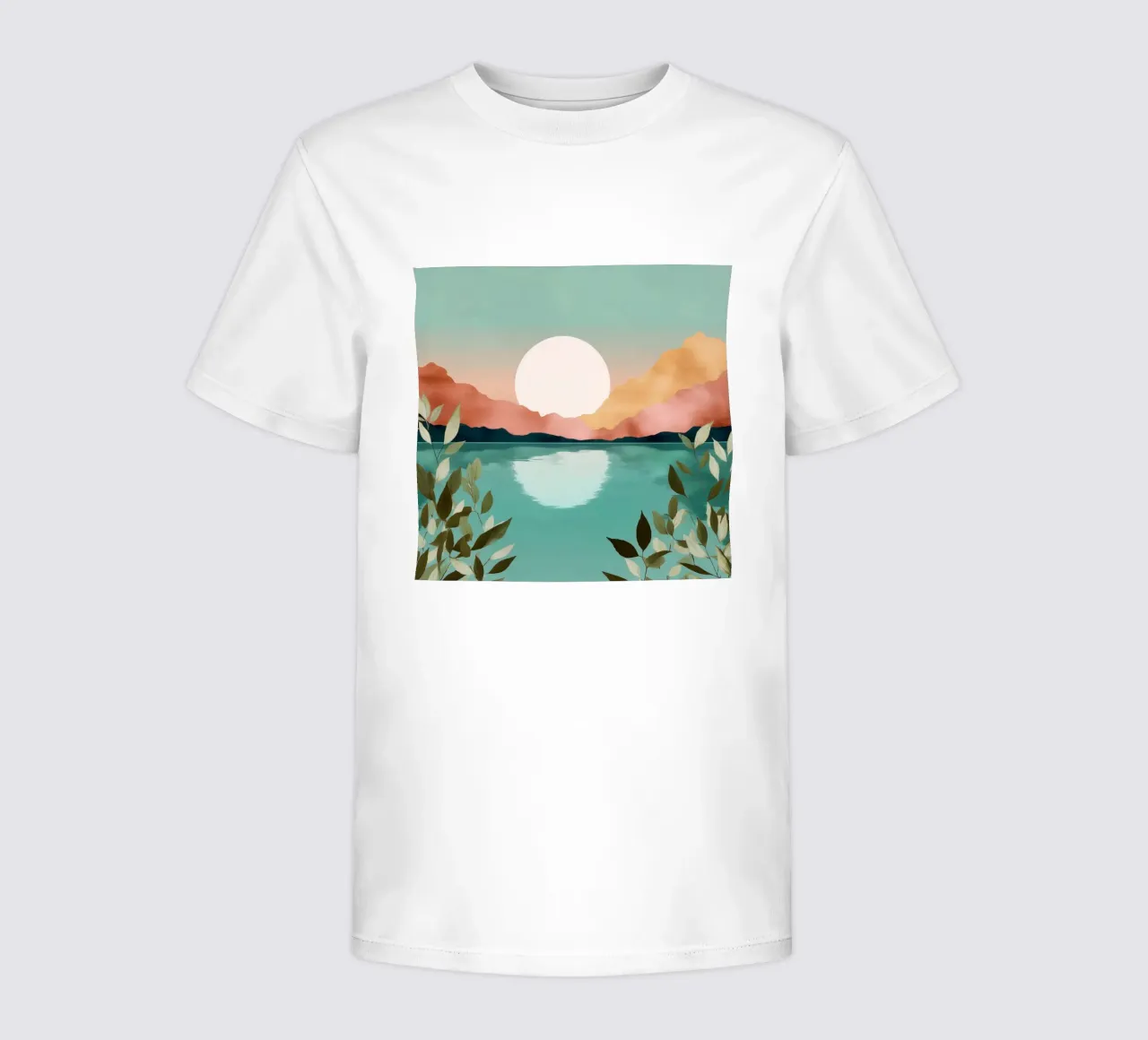 Pastel Dawn - A Lake at First Light t-shirt bambini da Dune