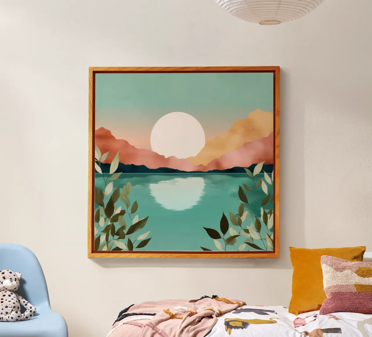 Pastel Dawn - A Lake at First Light plexiglass da Dune