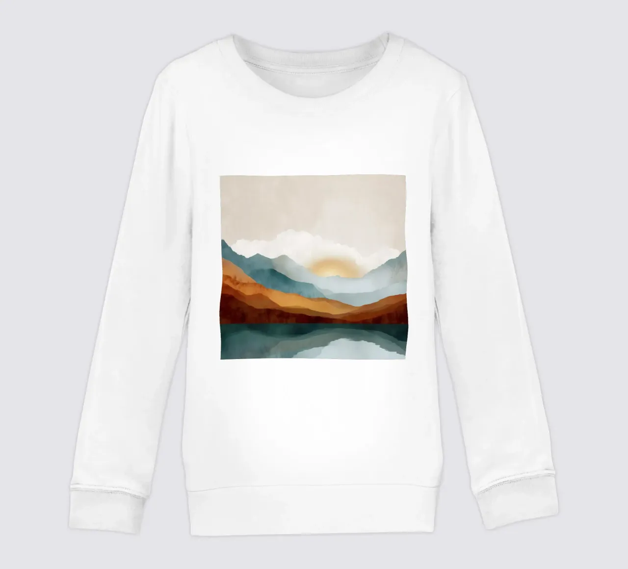 Whispers of Dawn - A Lake Among the Peaks felpa bambino da Dune