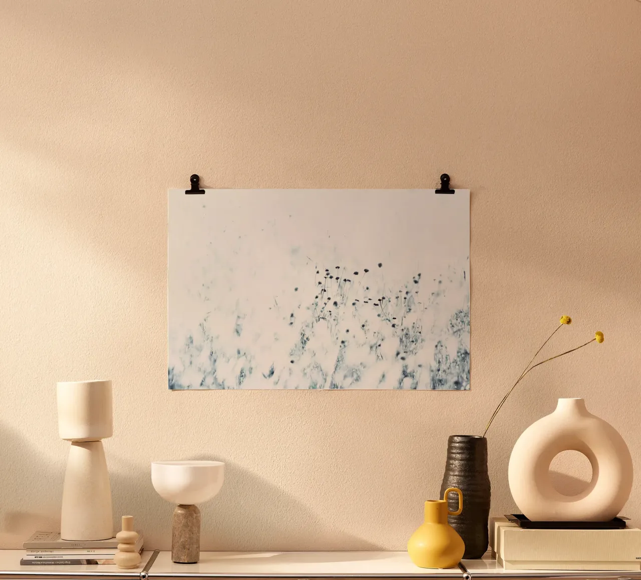 Cardo siriano poster con telaio in plastica da Tal Paz-Fridman