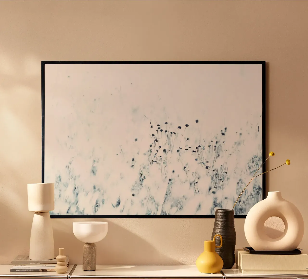 Cardo siriano poster con telaio in plastica da Tal Paz-Fridman