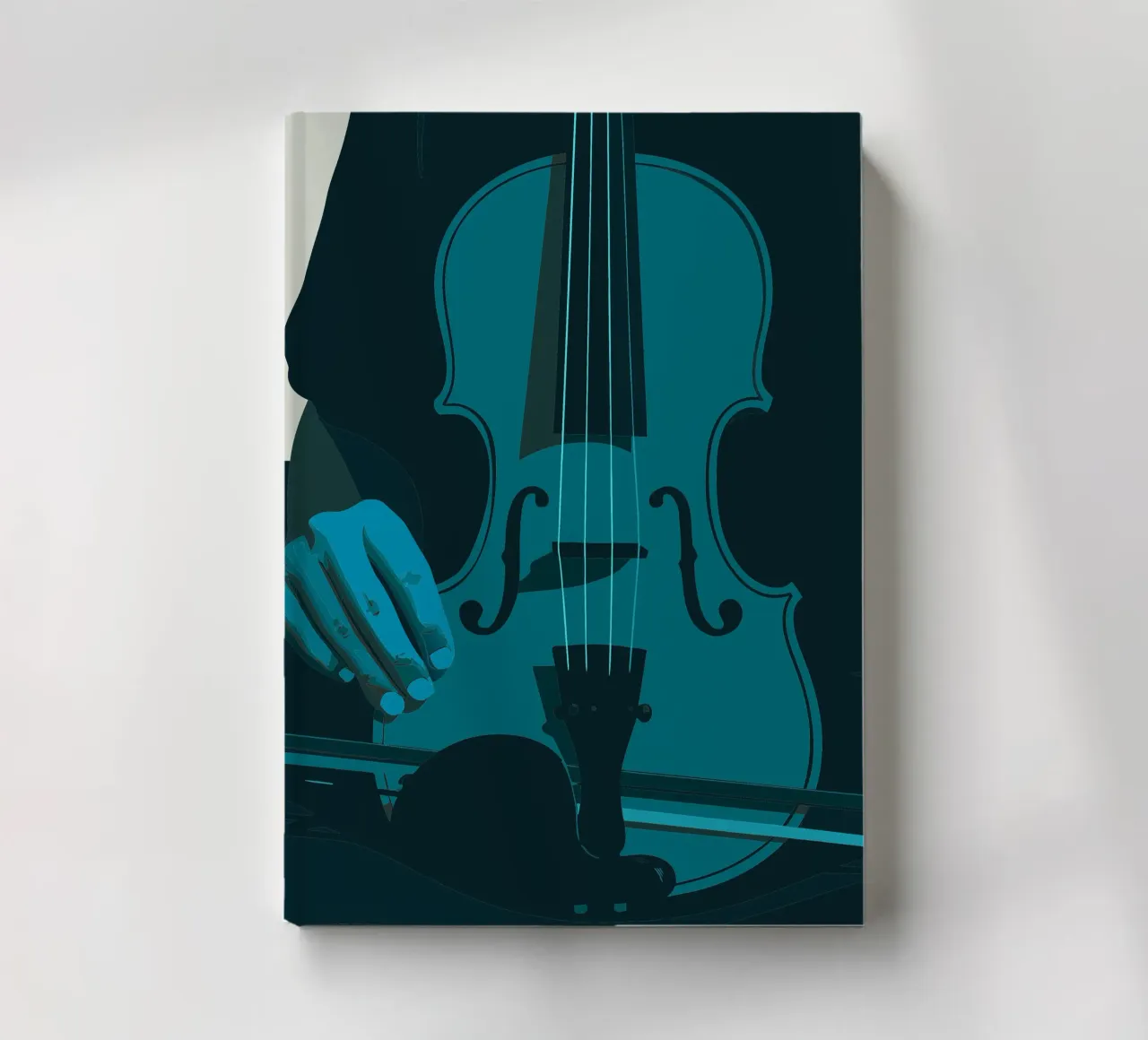 Hands Playing the Violin notebook by MUSIC EDITION