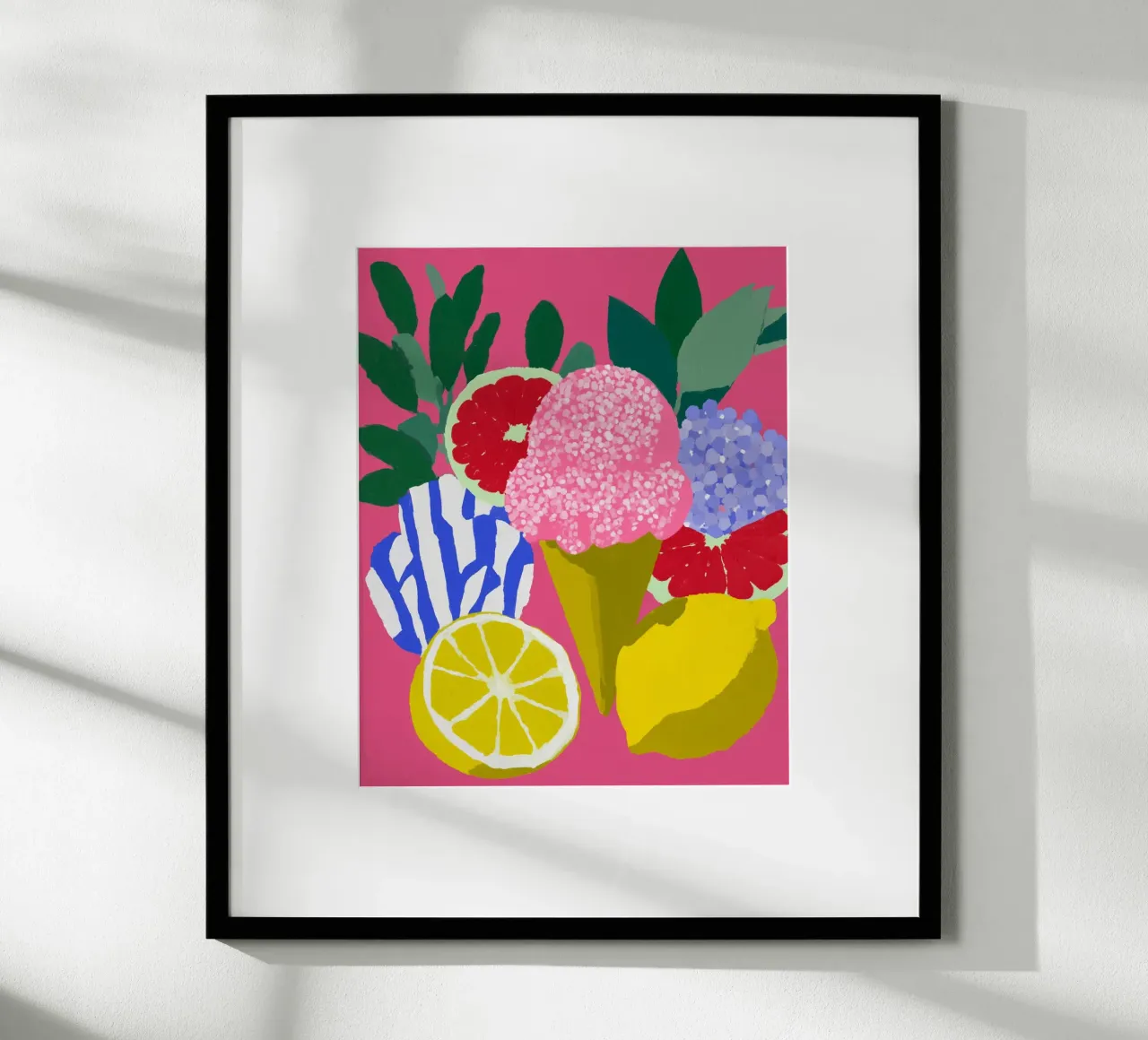 Paesaggio di ghiaccio da sogno poster da Carinaprint