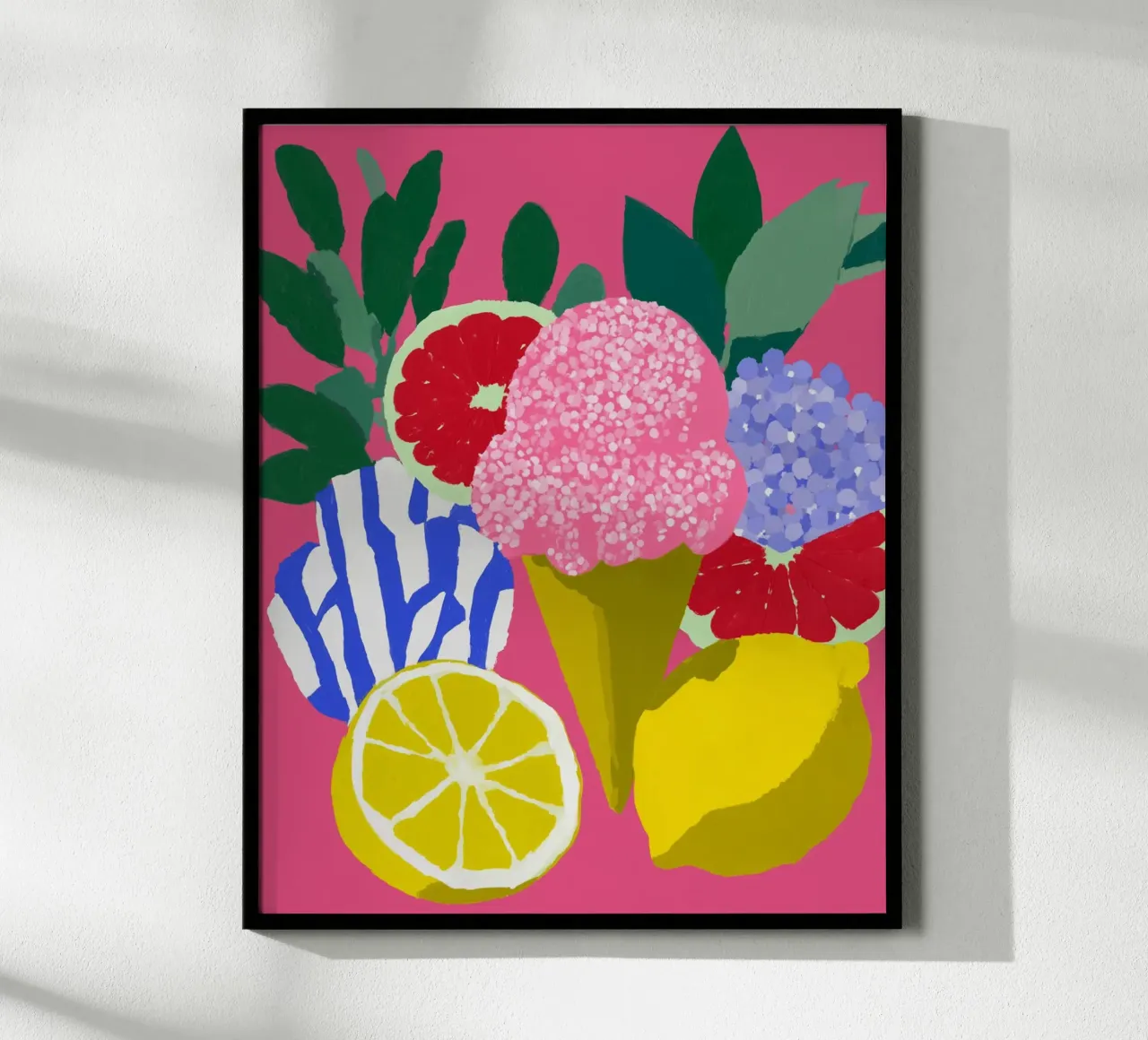 Paesaggio di ghiaccio da sogno poster da Carinaprint
