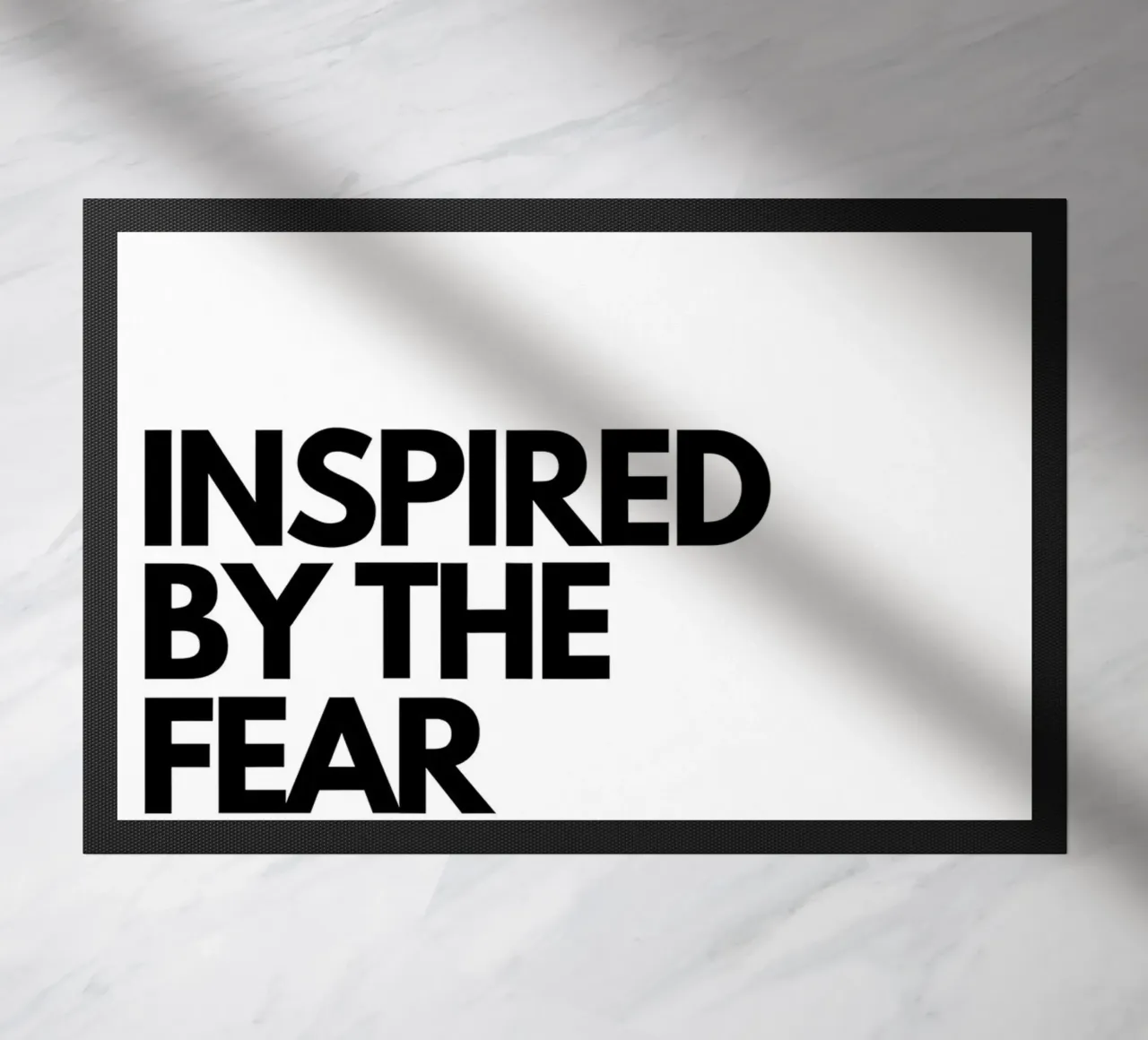 INSPIRED BY THE FEAR OF BEING AVERAGE zerbino da Type & Tape