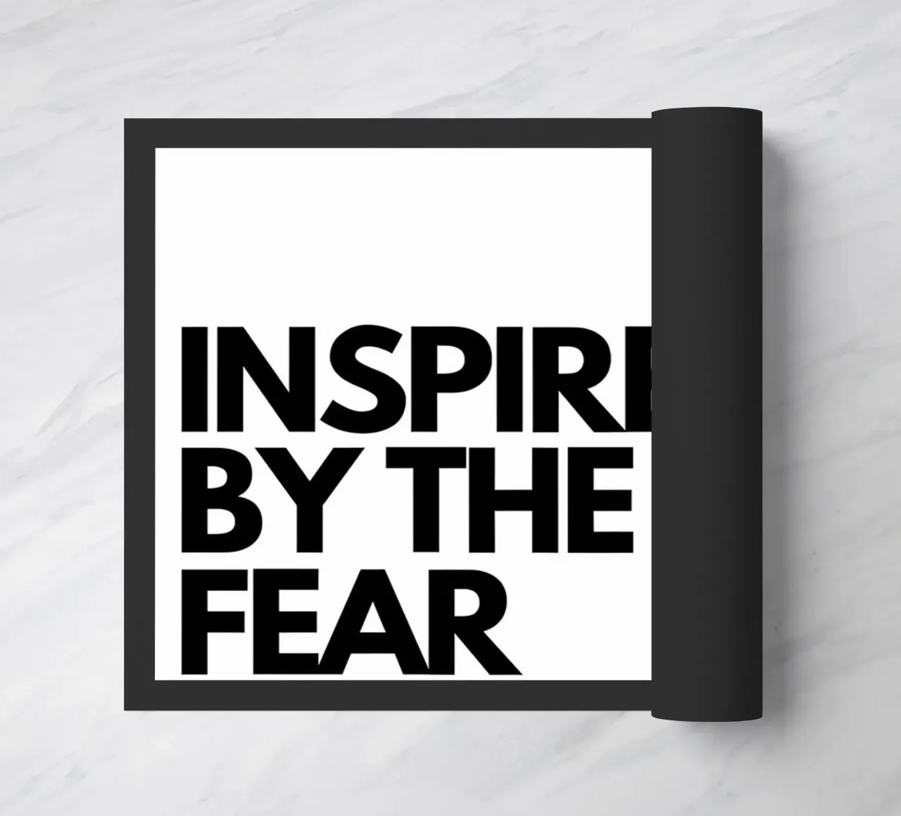 INSPIRED BY THE FEAR OF BEING AVERAGE zerbino da Type & Tape