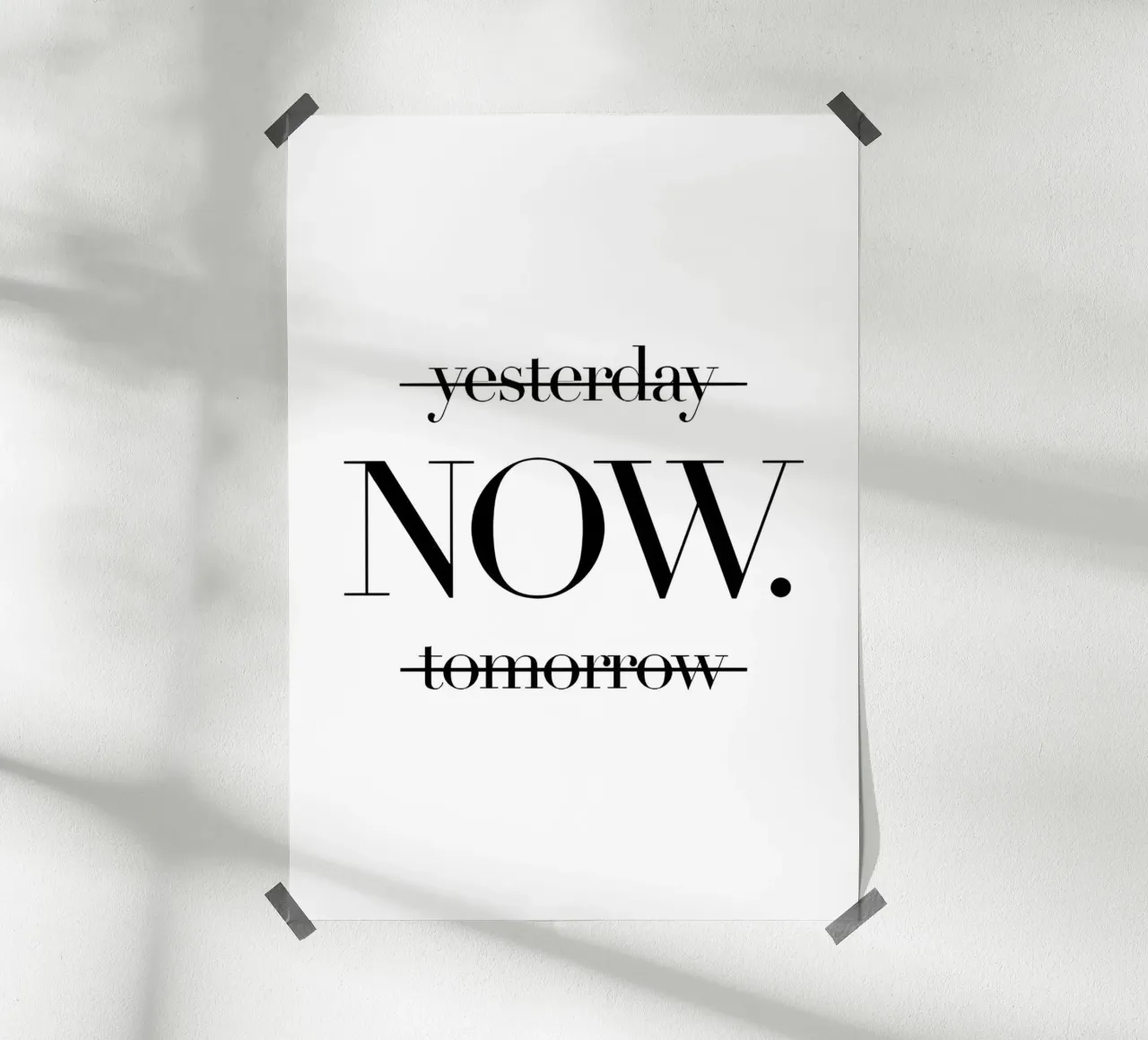 NOW! poster da Type & Tape