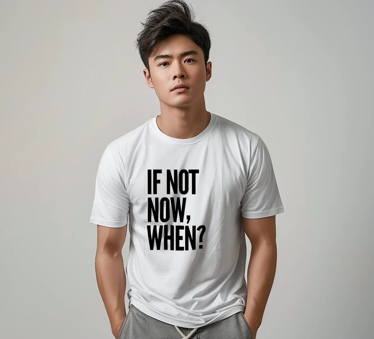 NOT NOW, WHEN? t-shirt da Type & Tape