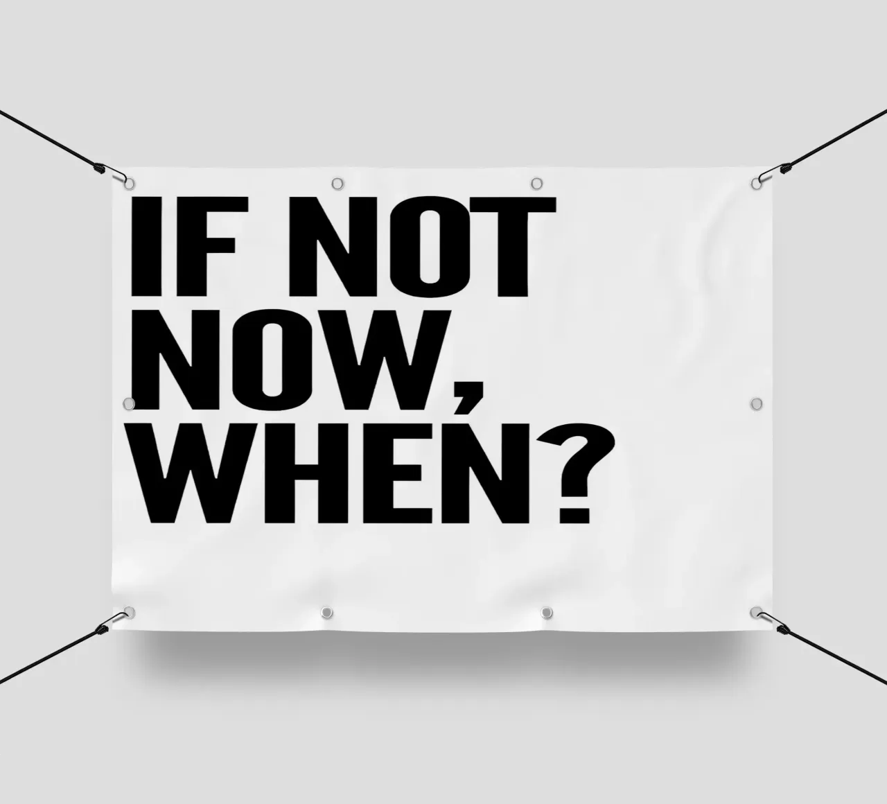 NOT NOW, WHEN? telo in pvc da Type & Tape