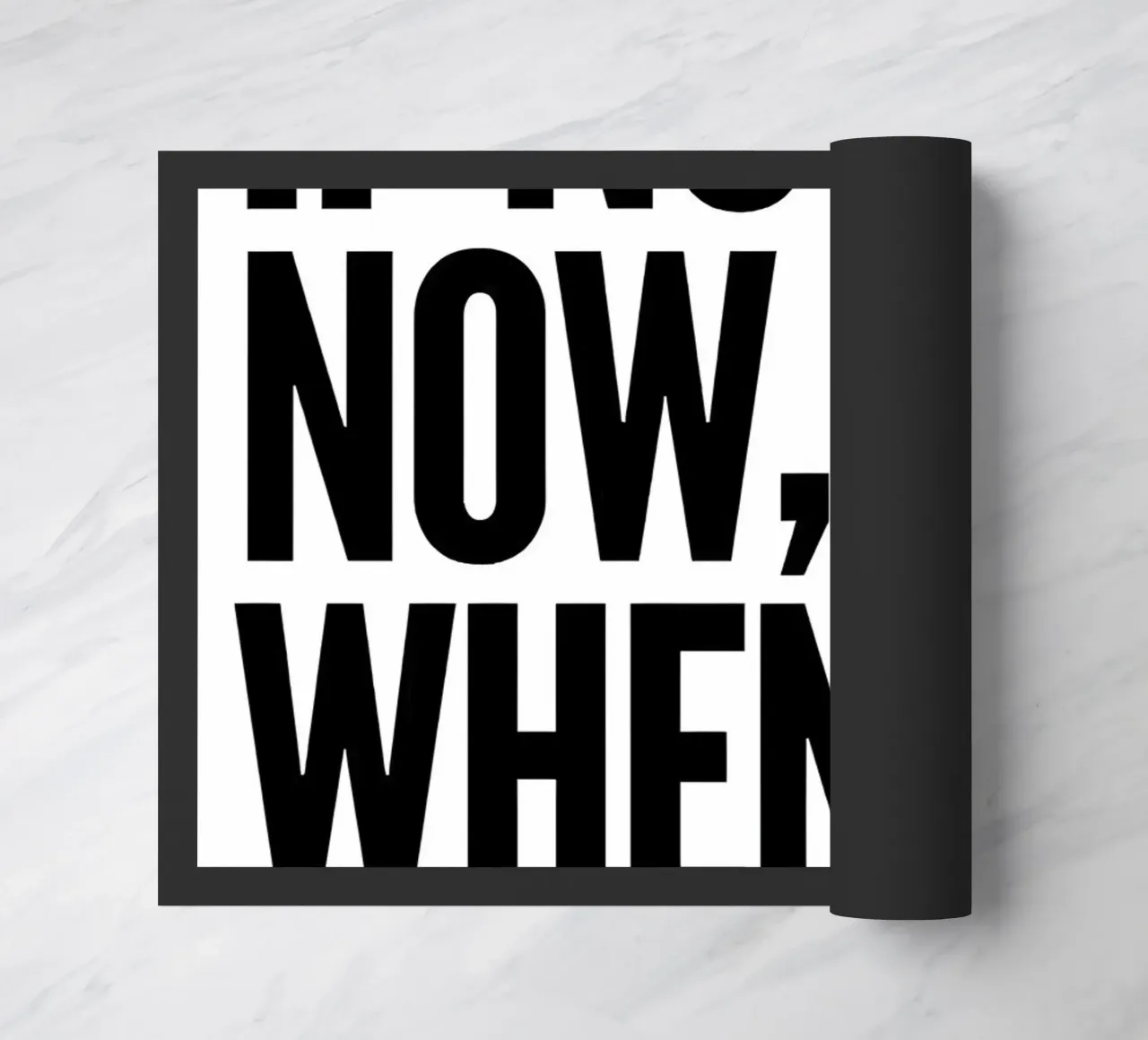 NOT NOW, WHEN? zerbino da Type & Tape