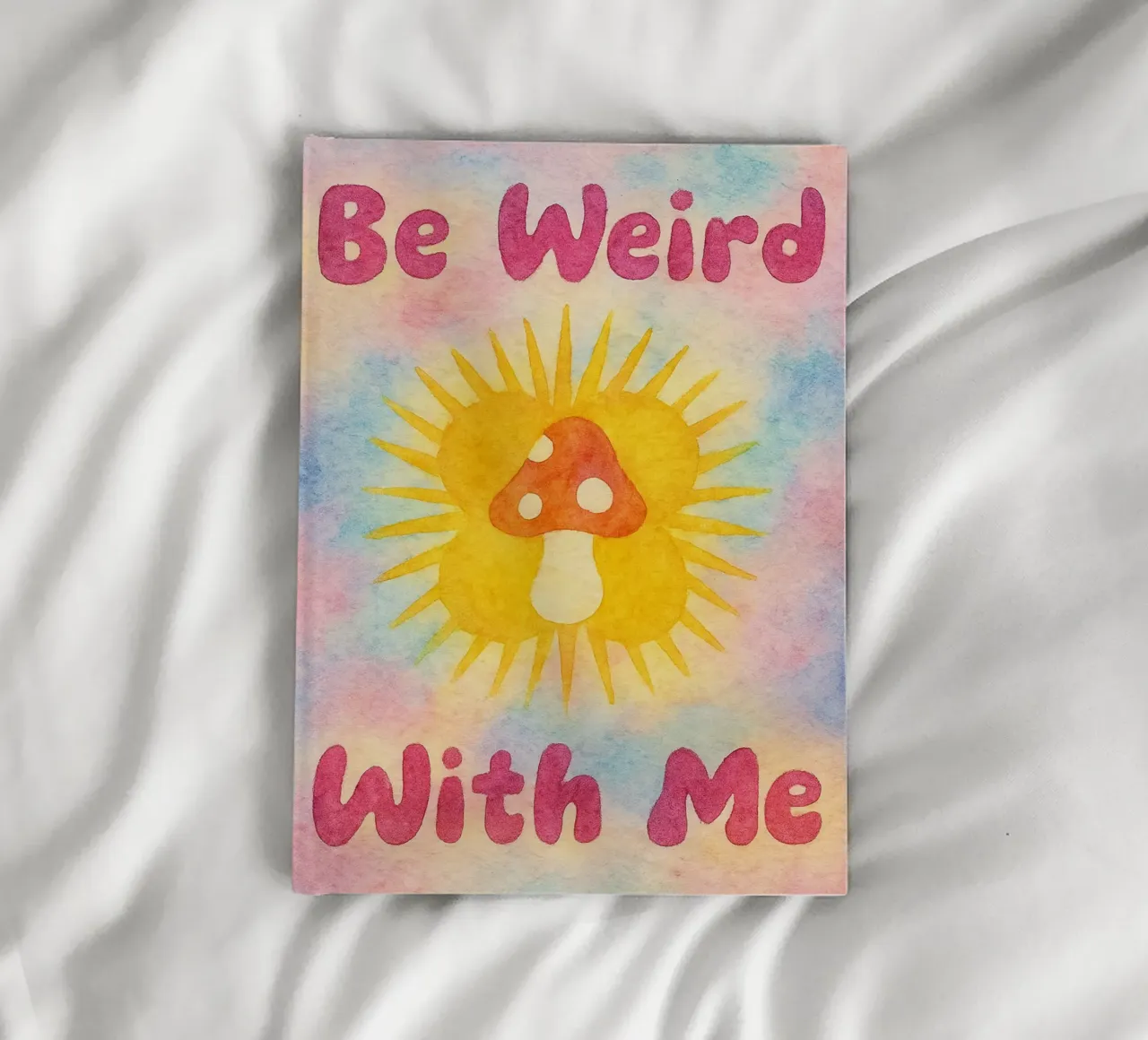 be weird with me painting notebook by bonangroads