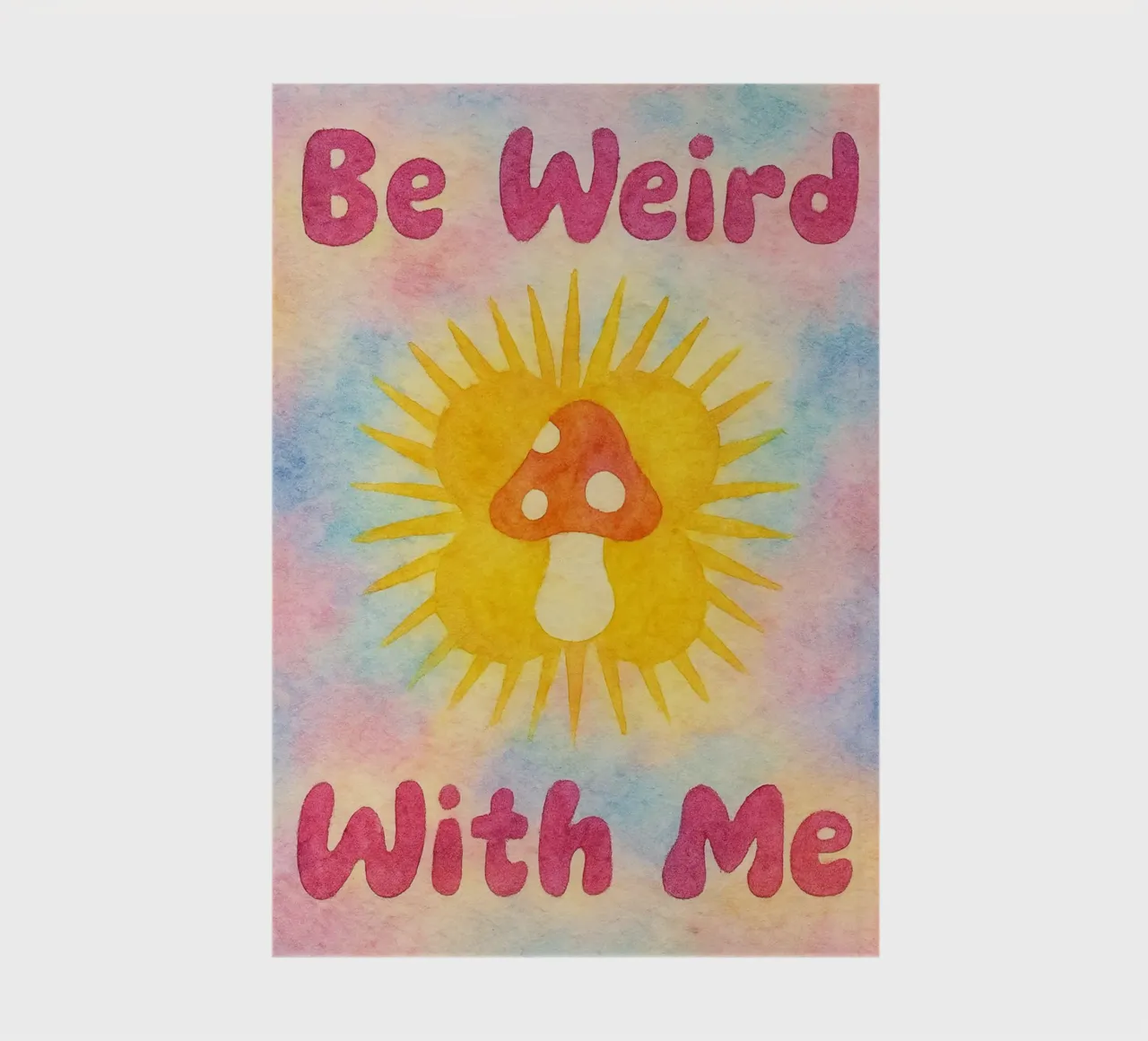 be weird with me painting notebook by bonangroads