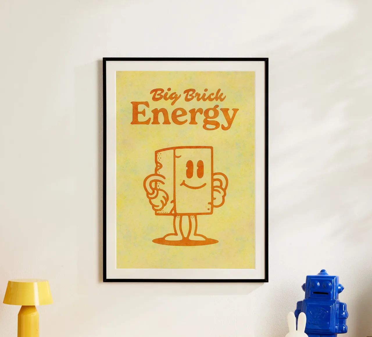 pittura di grande energia poster con telaio in legno da bonangroads