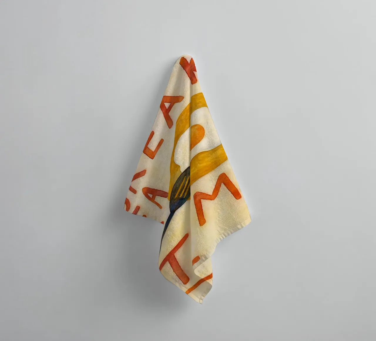 break fast time towel by bonangroads