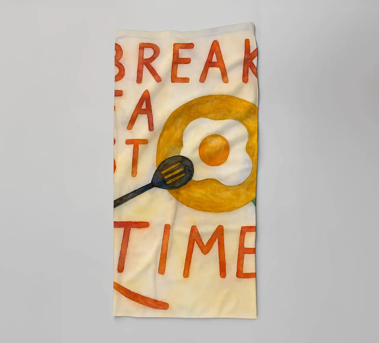 break fast time towel by bonangroads