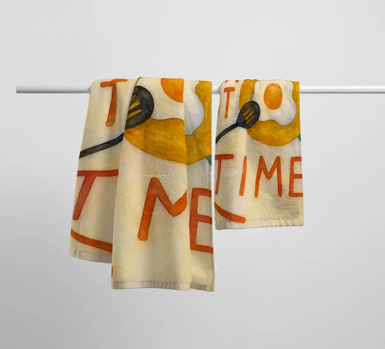 break fast time towel by bonangroads