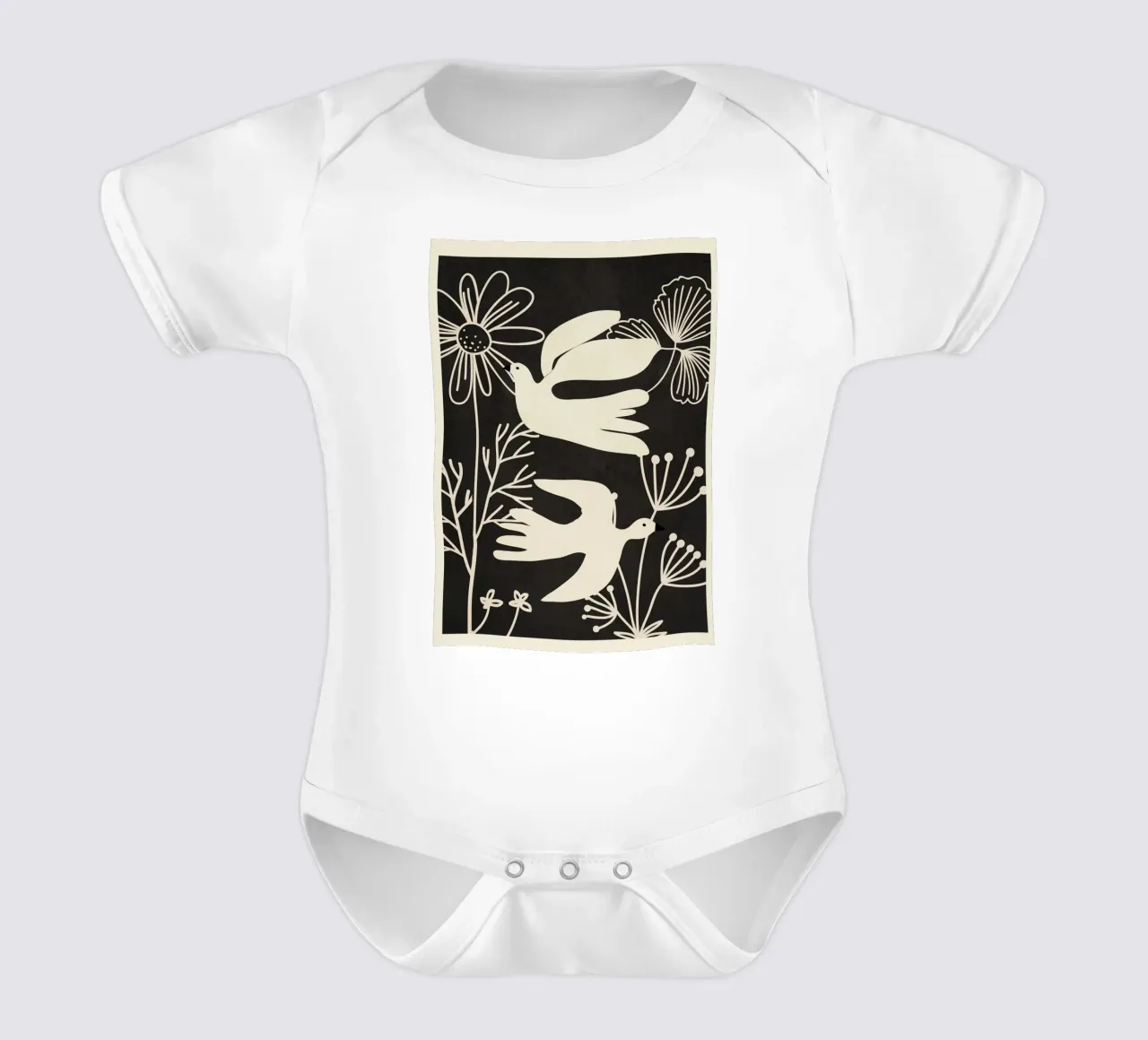 Abstract Flight body neonato maniche corte da Flow Line
