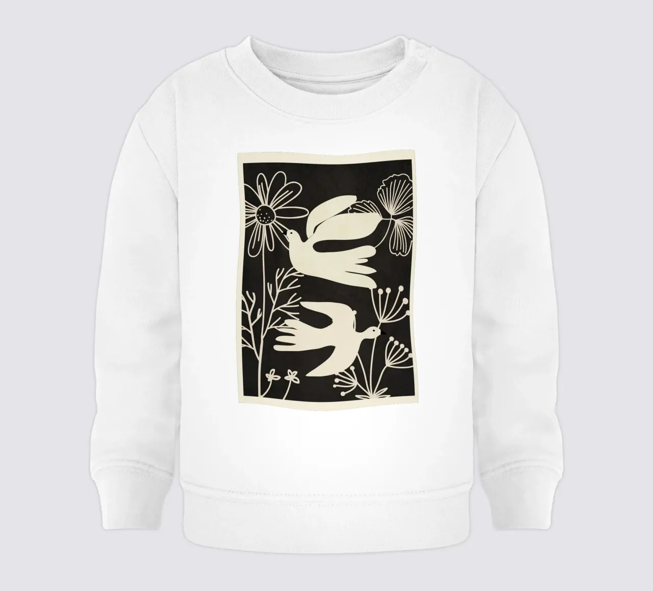 Abstract Flight felpa neonato da Flow Line