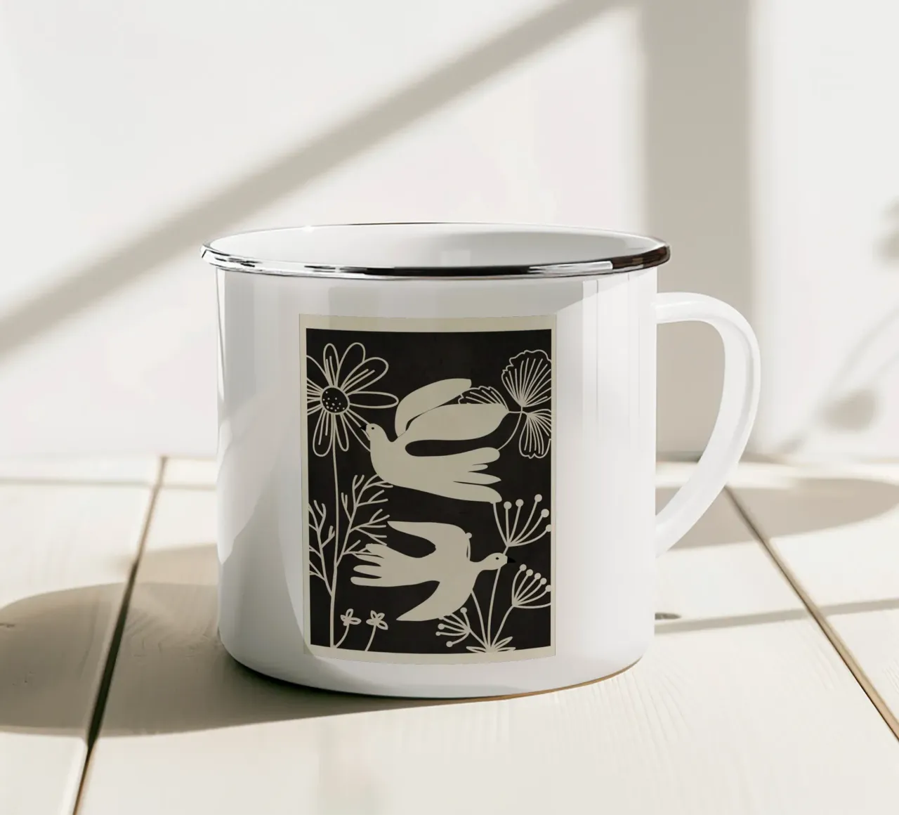 Abstract Flight tazza in smalto da Flow Line