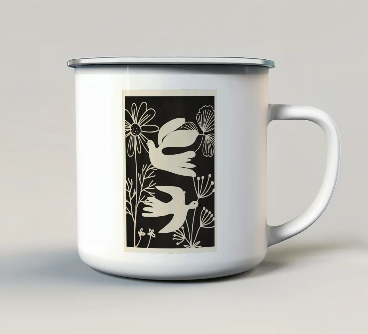 Abstract Flight tazza in smalto da Flow Line