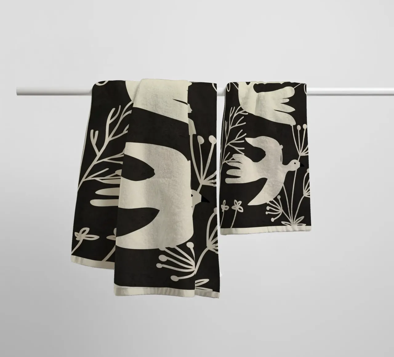 Abstract Flight towel by Flow Line
