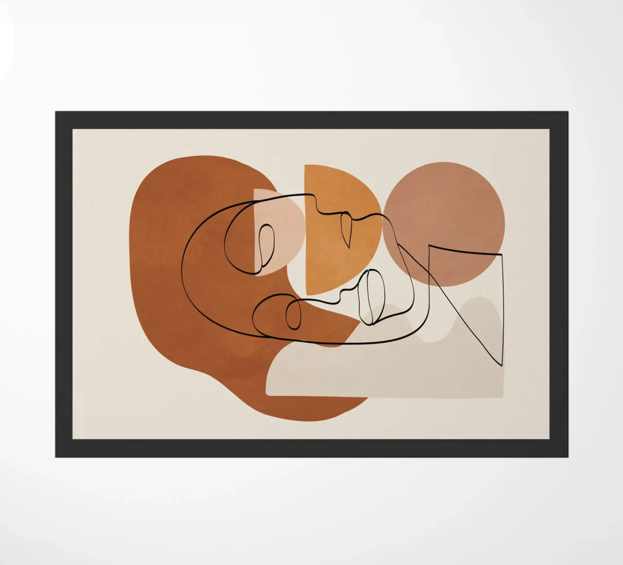 Abstract Clay Faces II zerbino da cityart