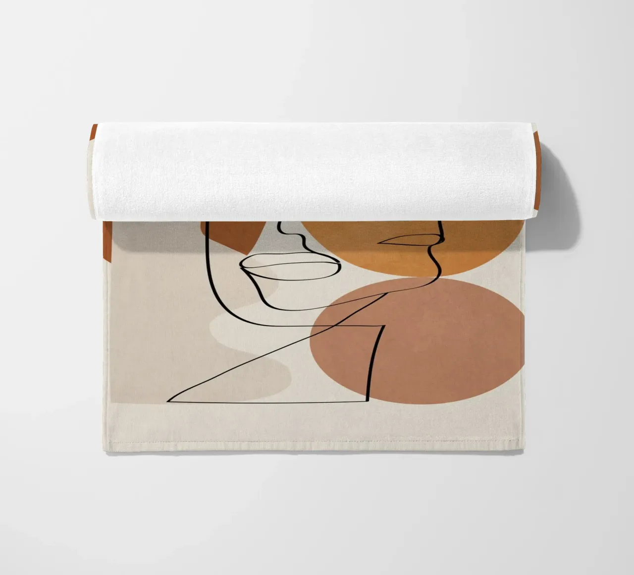 Abstract Clay Faces II telo mare da cityart