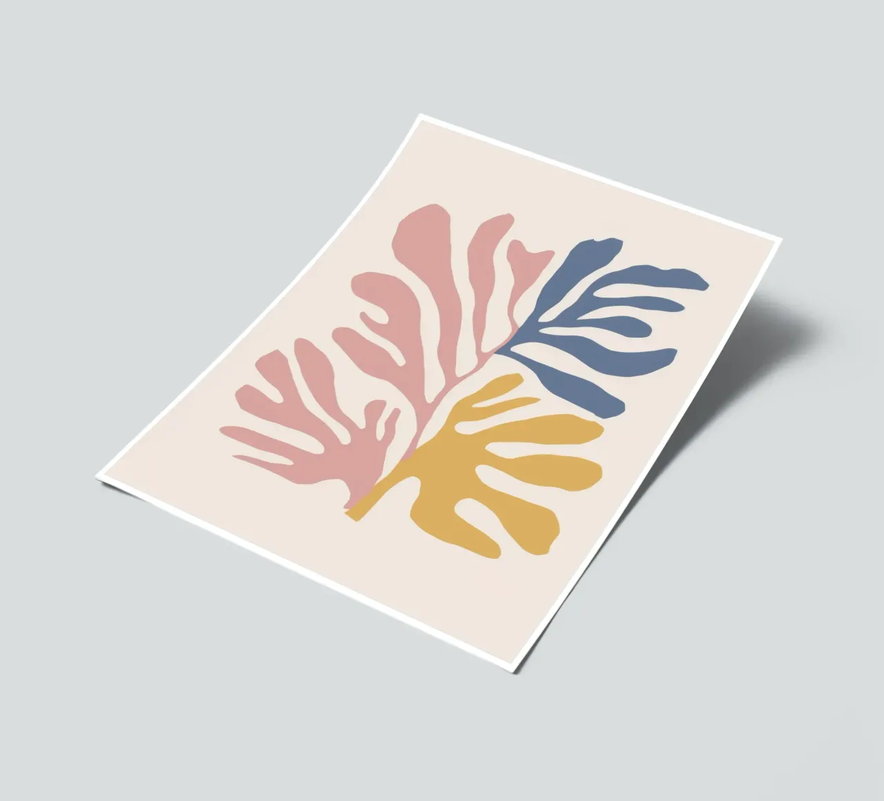 Maraoui Leaf Forms sticker sheet by Irish Strokes