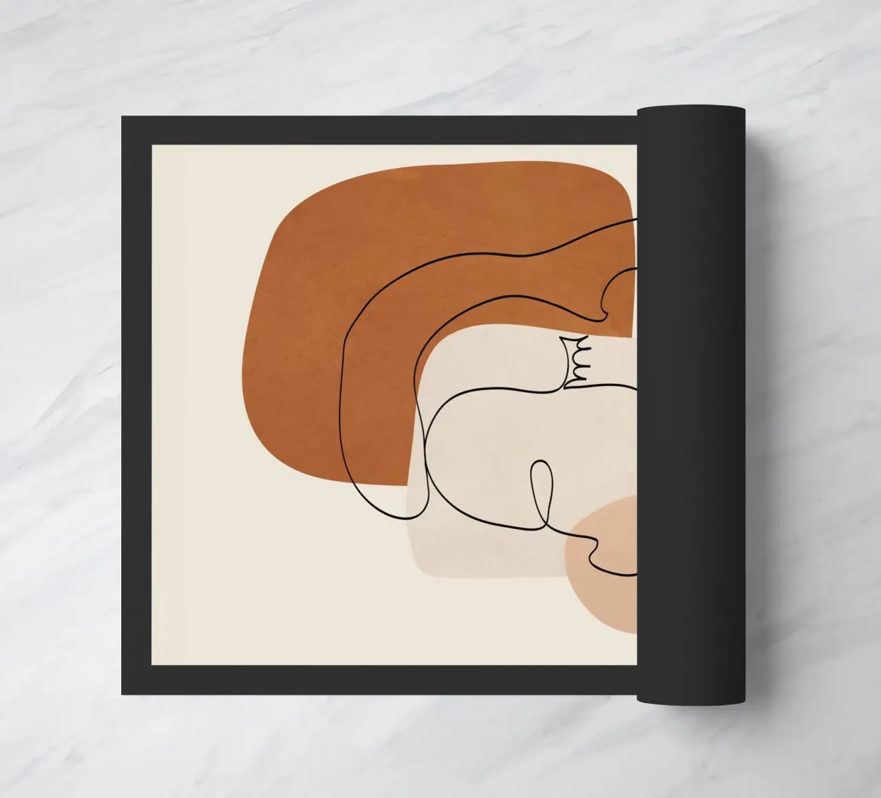 Abstract Clay Faces III zerbino da cityart