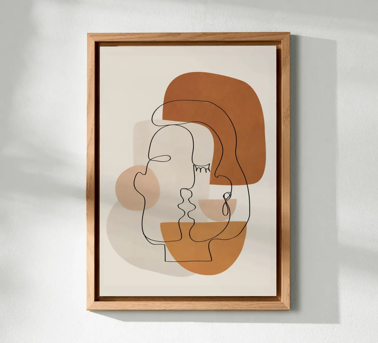 Abstract Clay Faces III alluminio dibond da cityart