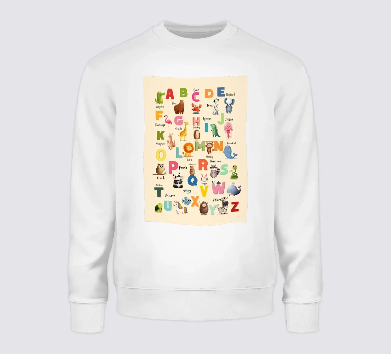Alphabet Zoo felpa da Kiara