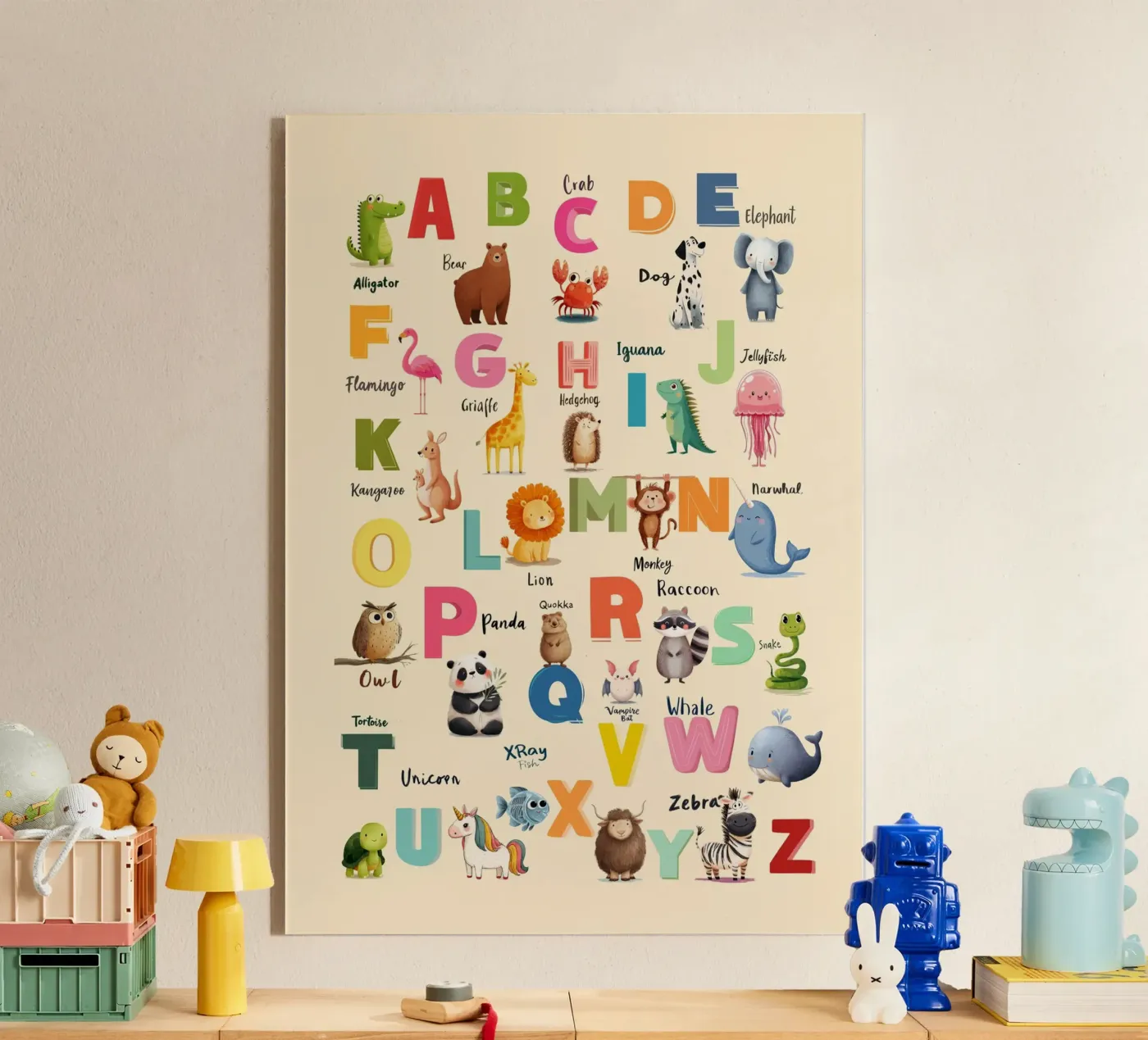 Alphabet Zoo plexiglass da Kiara