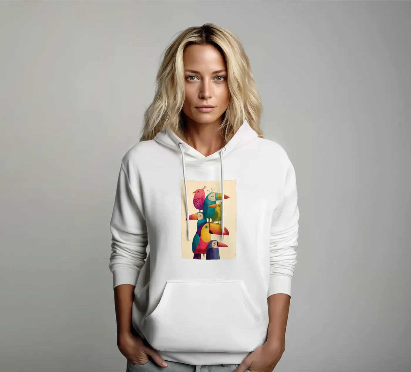 Birdie Stack hoodie by Kiara