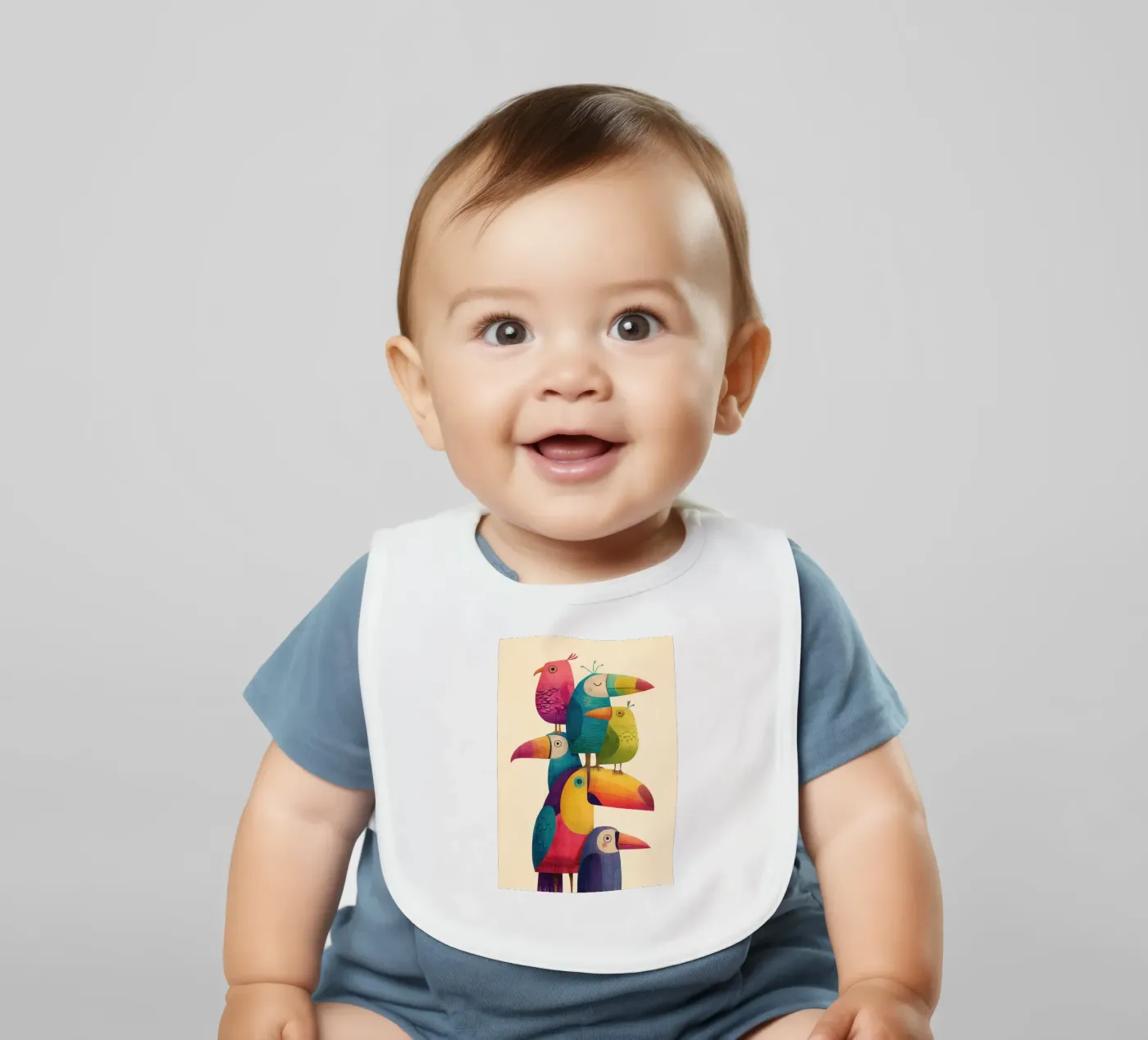 Birdie Stack baby slabbetje van Kiara