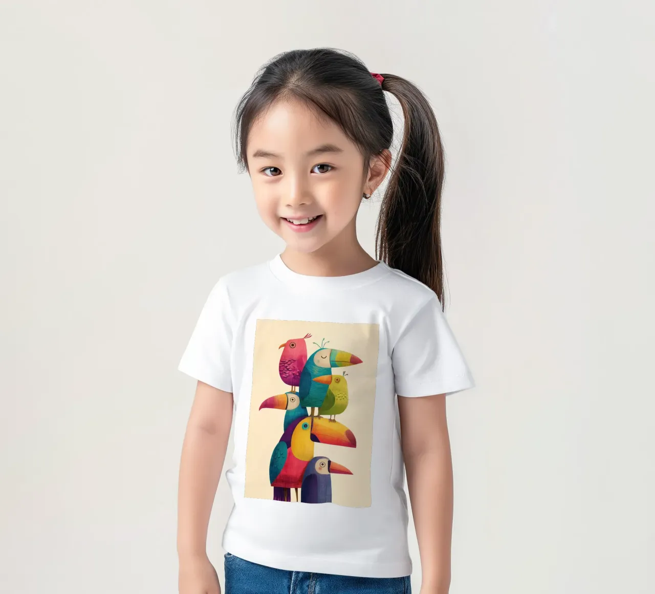 Birdie Stack kinder t-shirt van Kiara