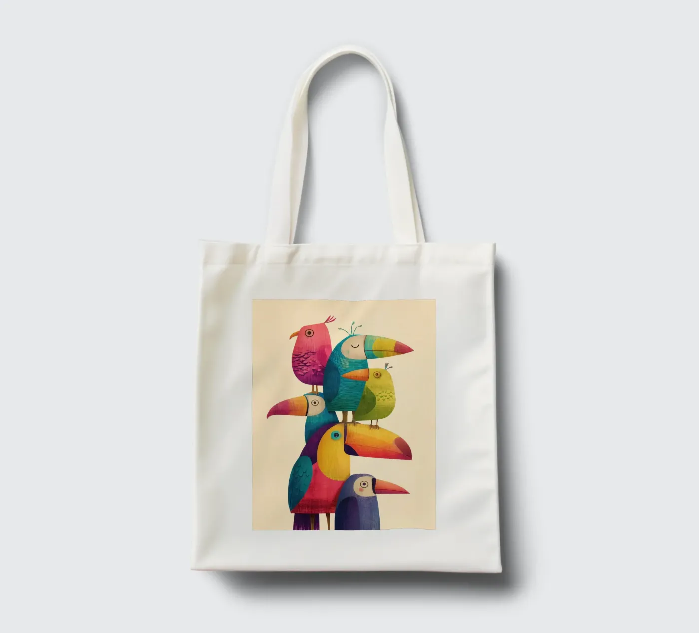 Birdie Stack tote bag by Kiara