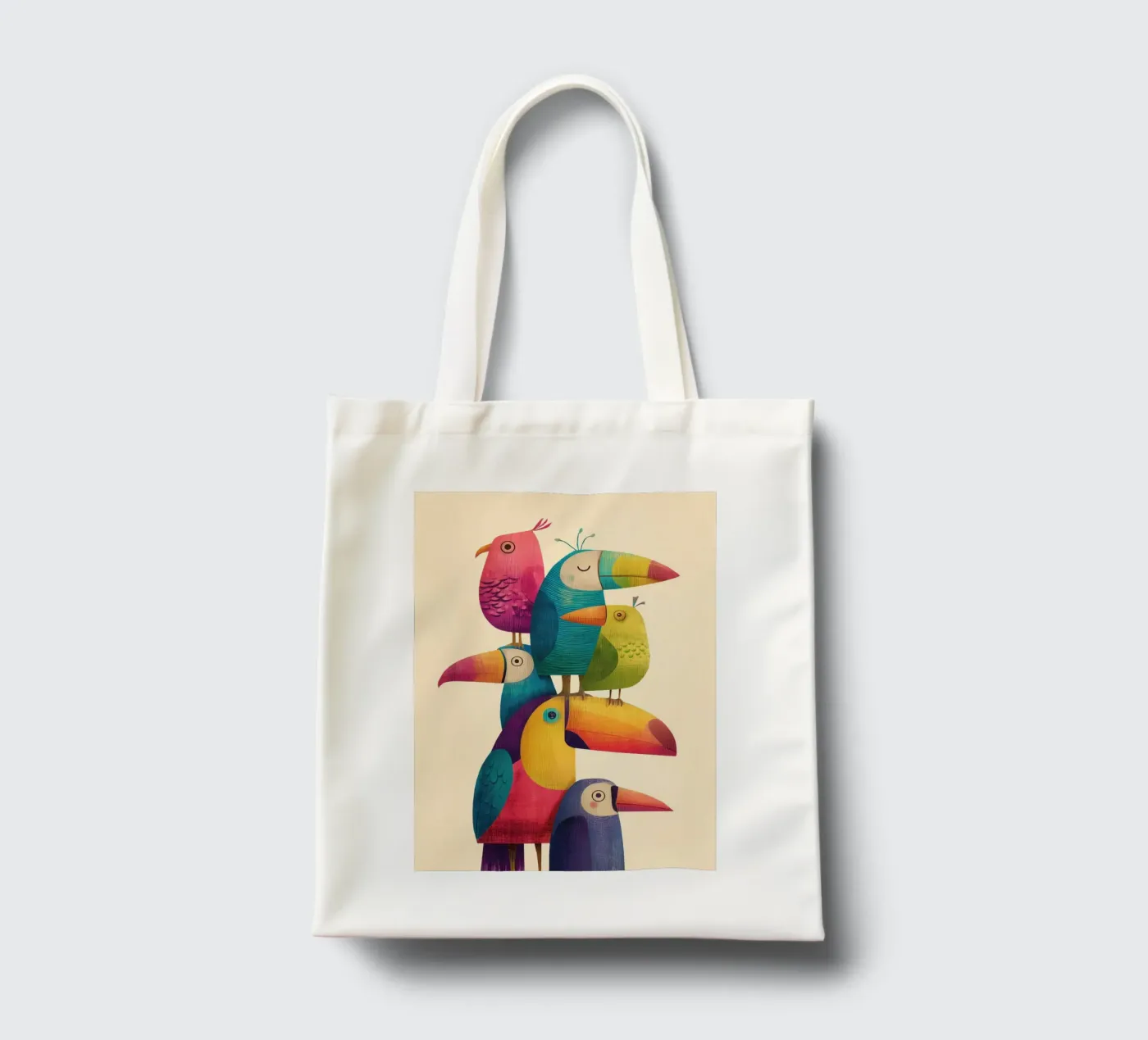 Birdie Stack tote bag by Kiara