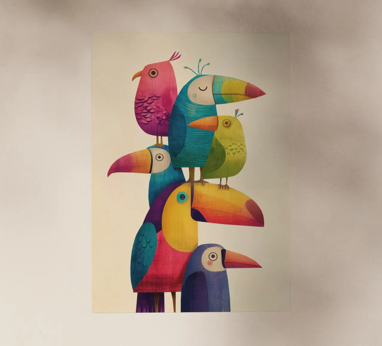 Birdie Stack pellicola backlit da Kiara