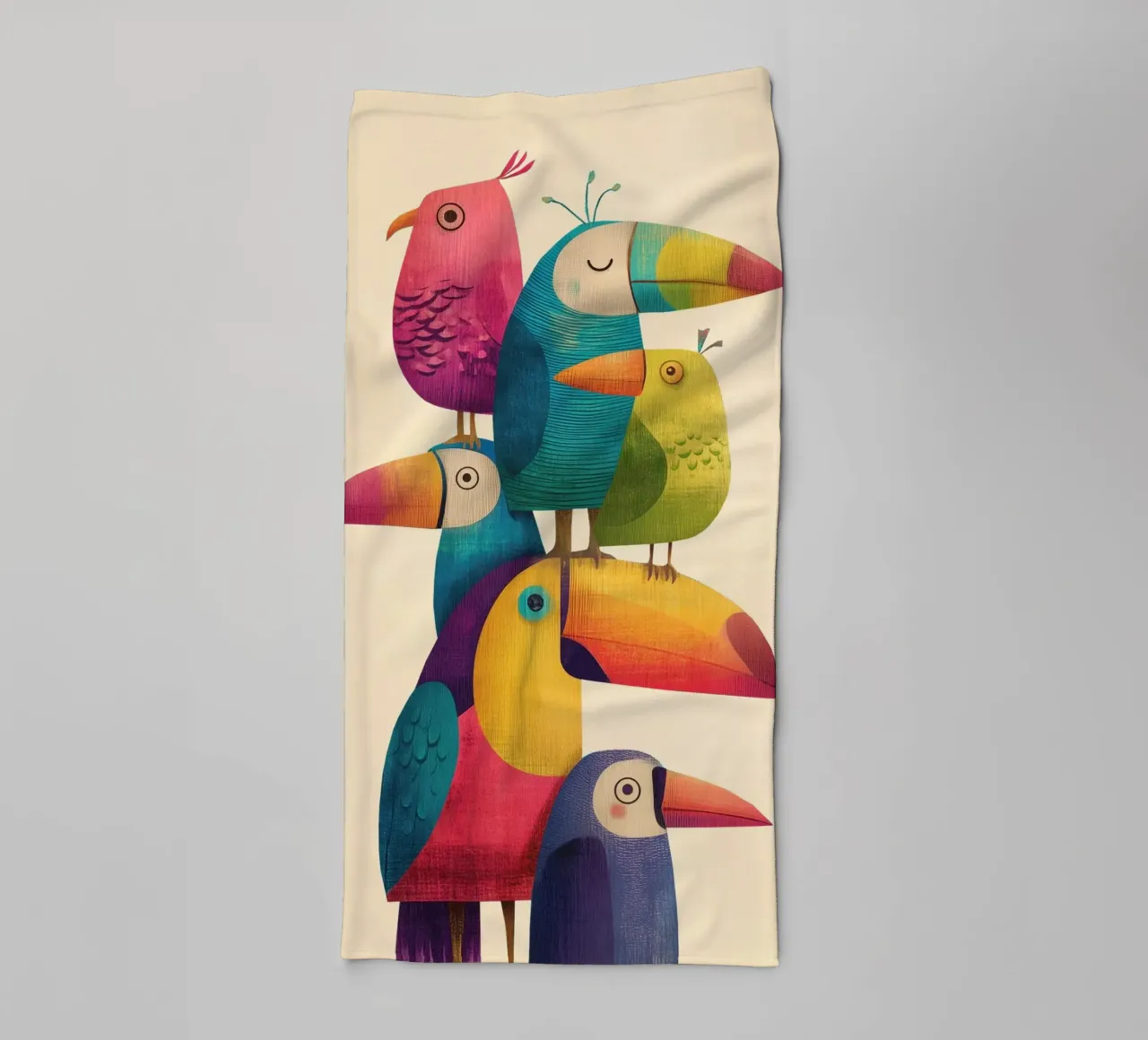 Birdie Stack badhanddoek van Kiara