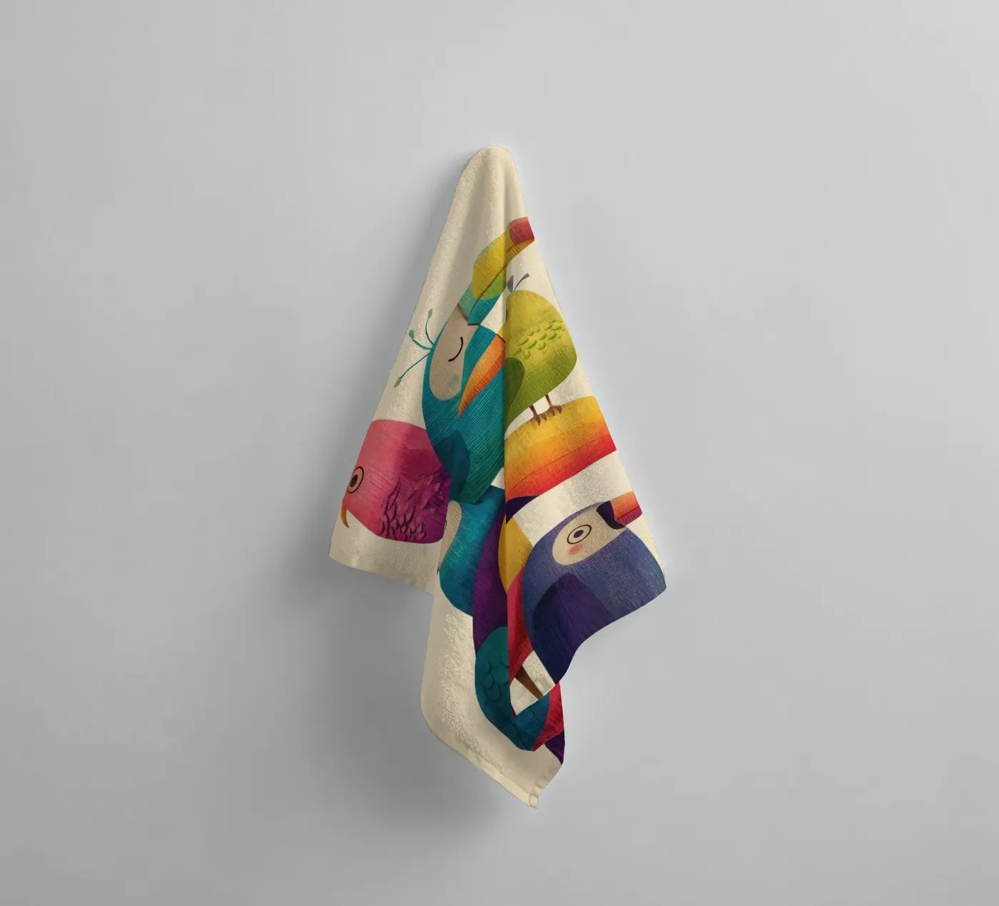 Birdie Stack badhanddoek van Kiara