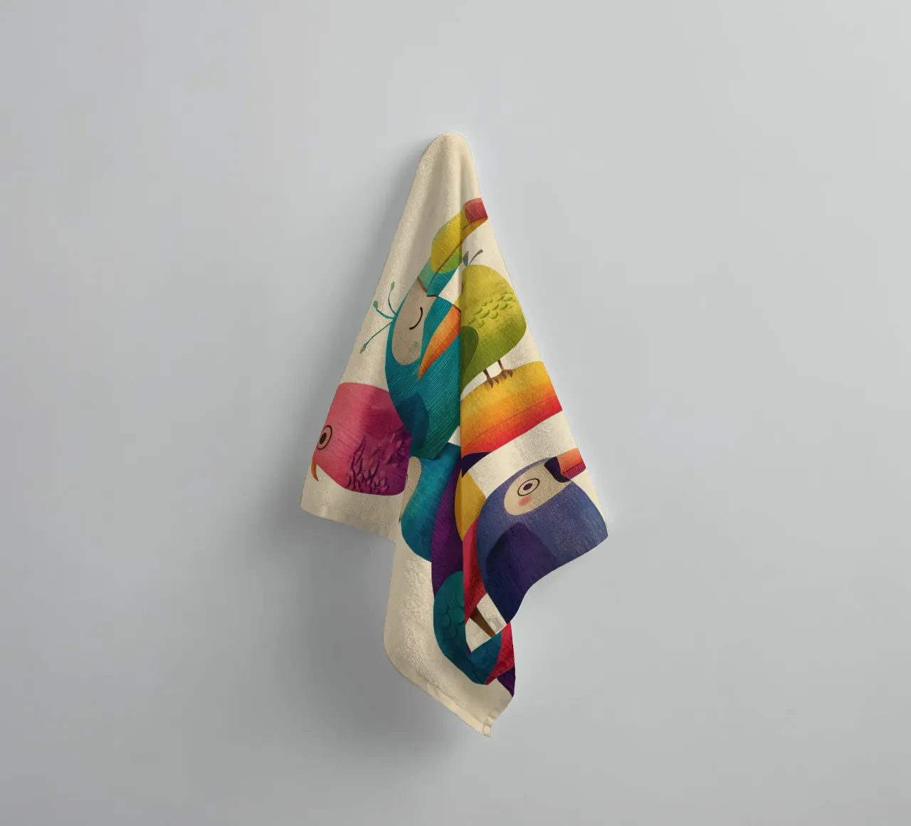 Birdie Stack badhanddoek van Kiara