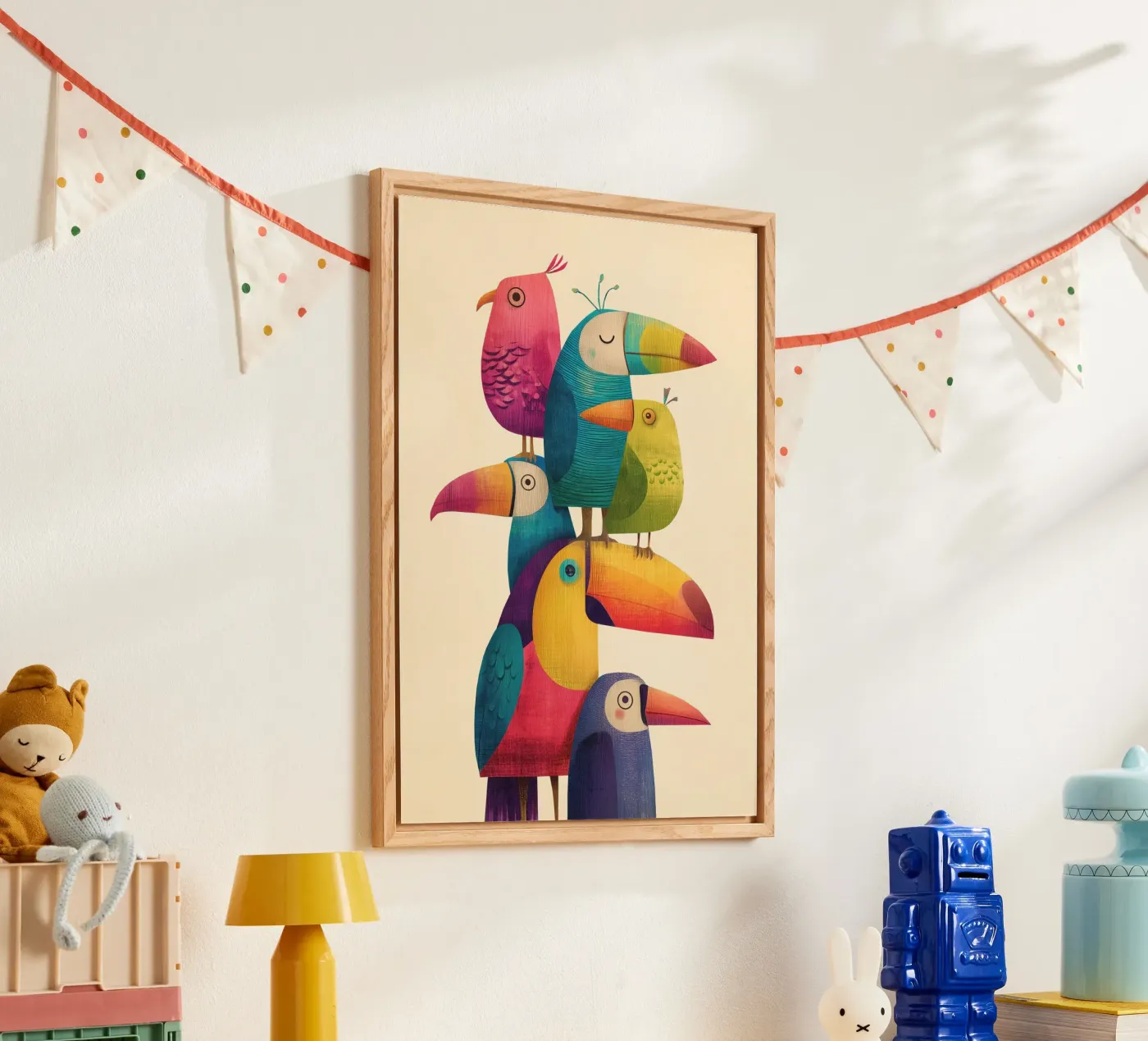 Birdie Stack Acryl-Glas von Kiara