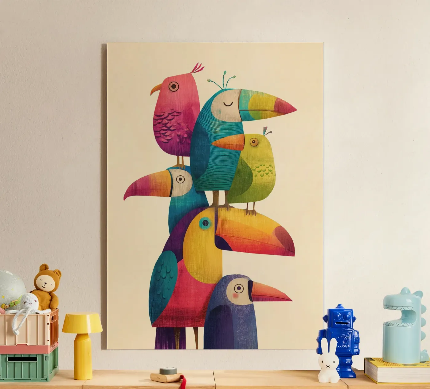 Birdie Stack Acryl-Glas von Kiara