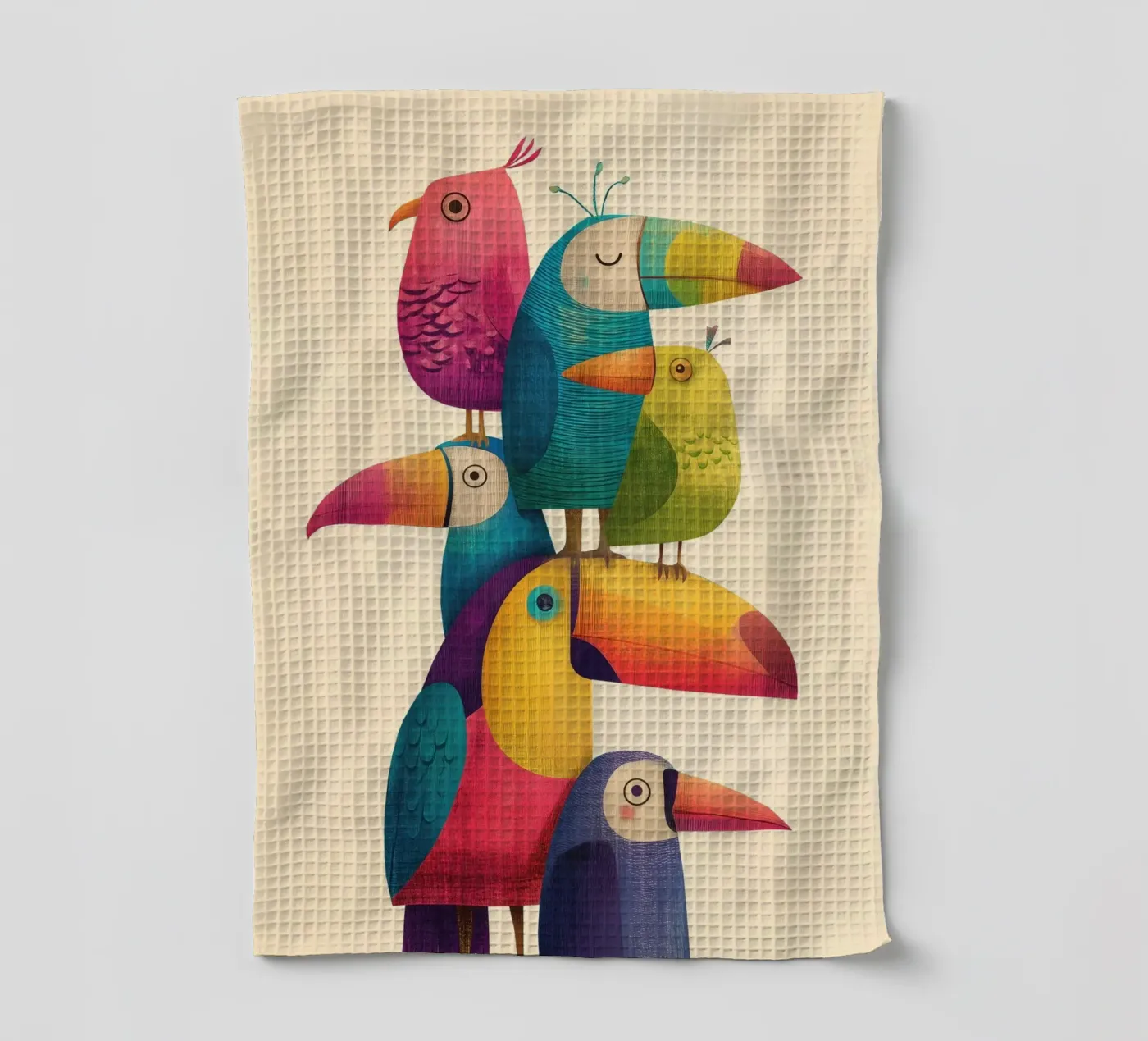 Birdie Stack Geschirrtuch von Kiara