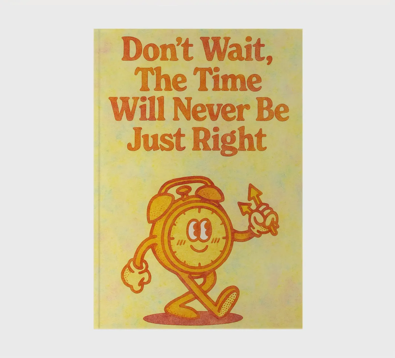 dont wait the time painting notebook by bonangroads