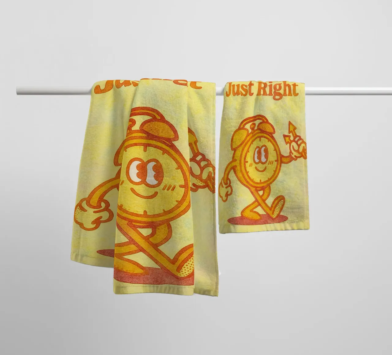 dont wait the time painting towel by bonangroads