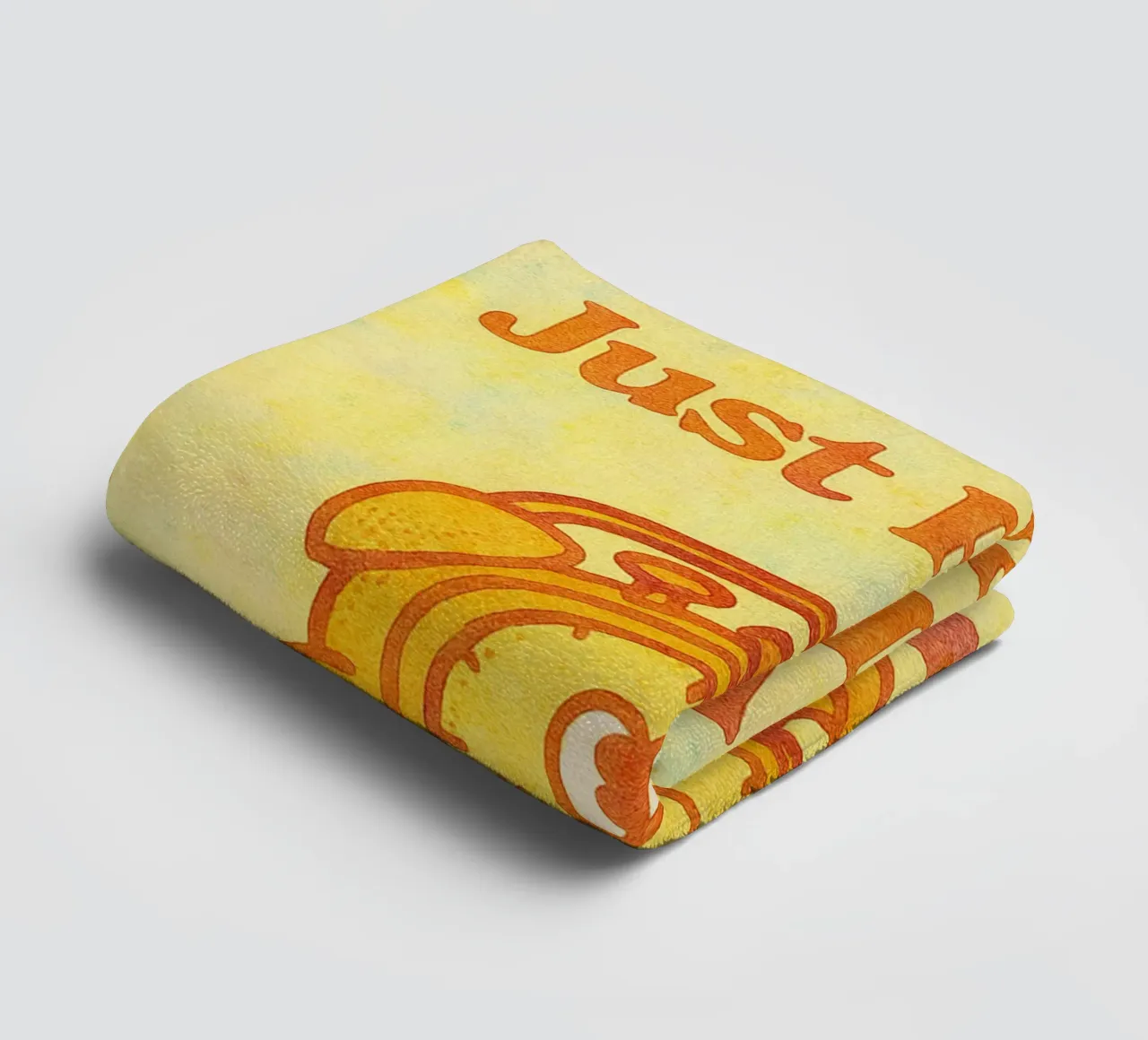 dont wait the time painting towel by bonangroads