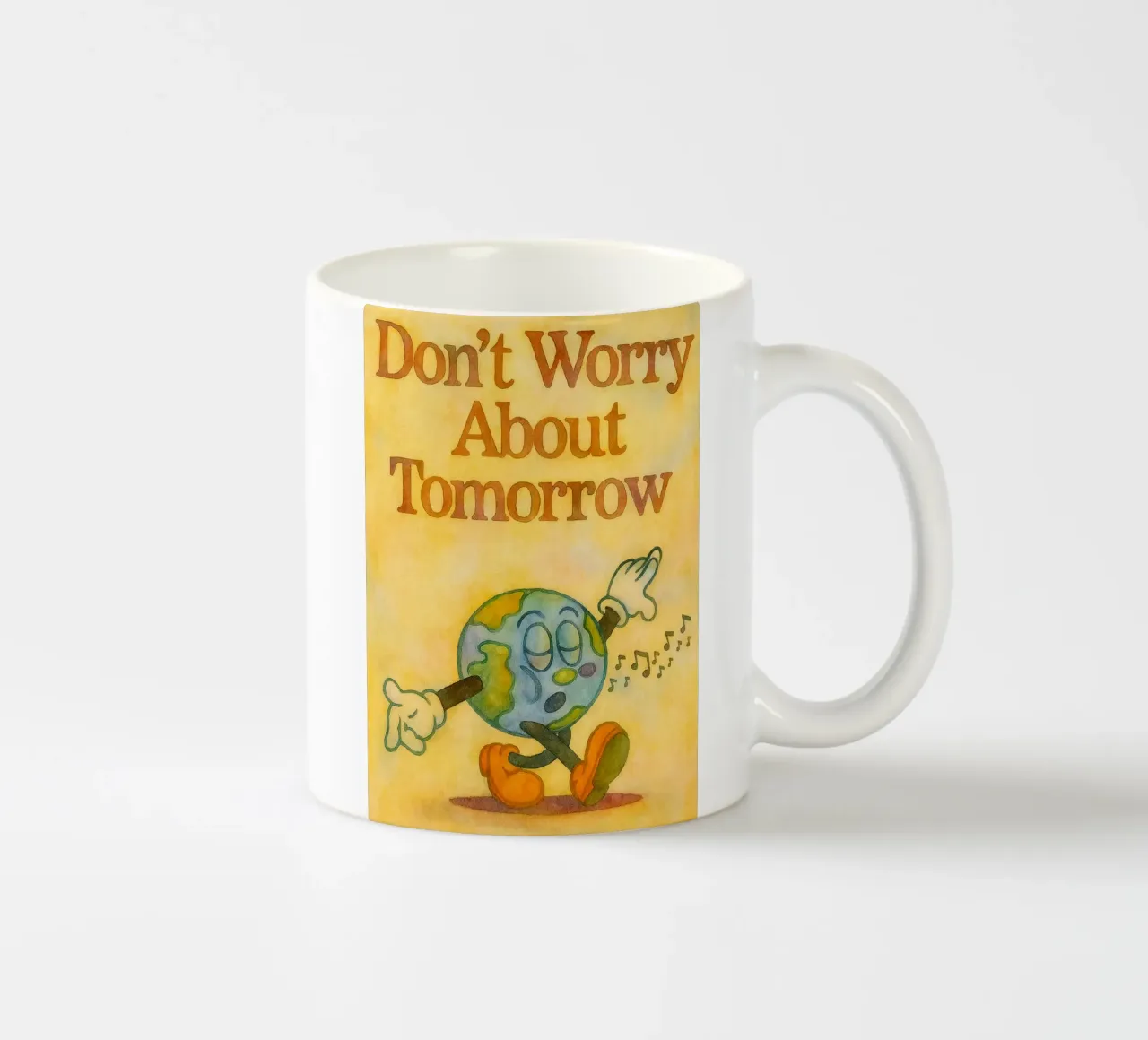 non preoccupatevi di domani tazza in ceramica da bonangroads