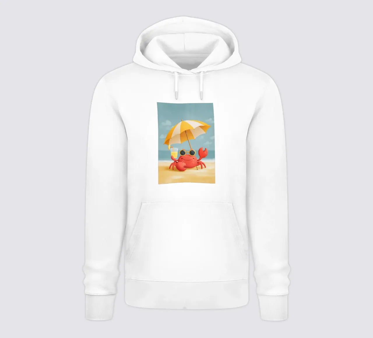 Cool Crab felpa con cappuccio da Kiara